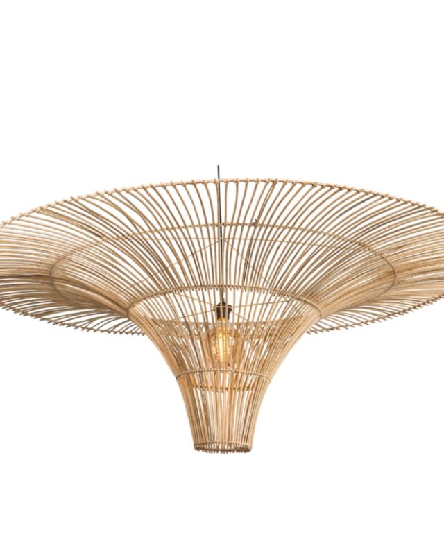 Luminaire XXL en rotin