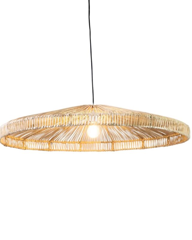 Suspension en rotin 15x70