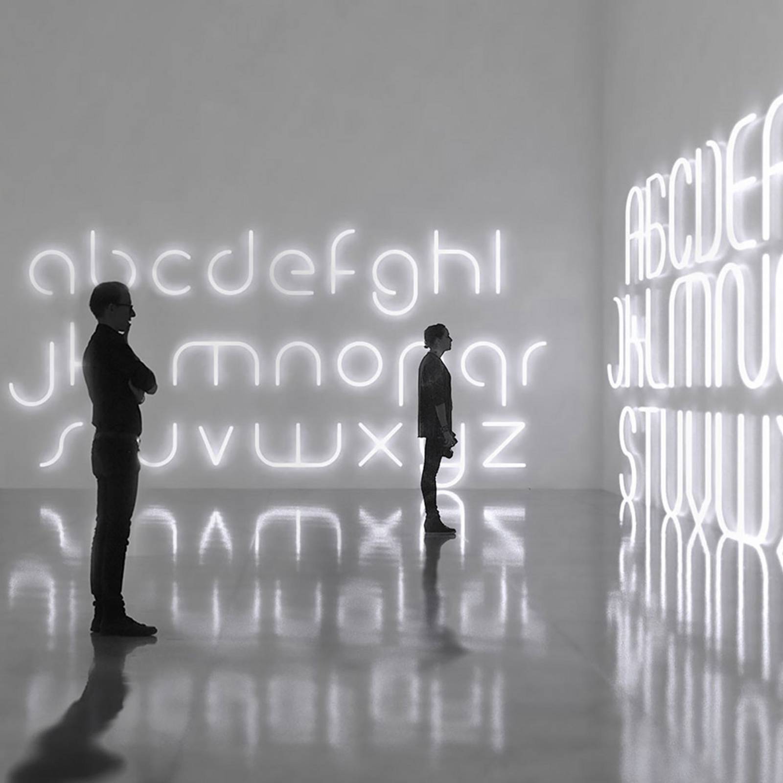 Applique Artemide Alphabet of Light i pour composer un message lumineux mural — vue 3