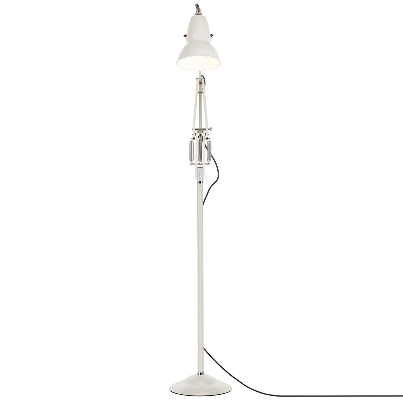 Anglepoise Original 1227 lampadaire blanc lin à bras articulé équilibré — vue 3