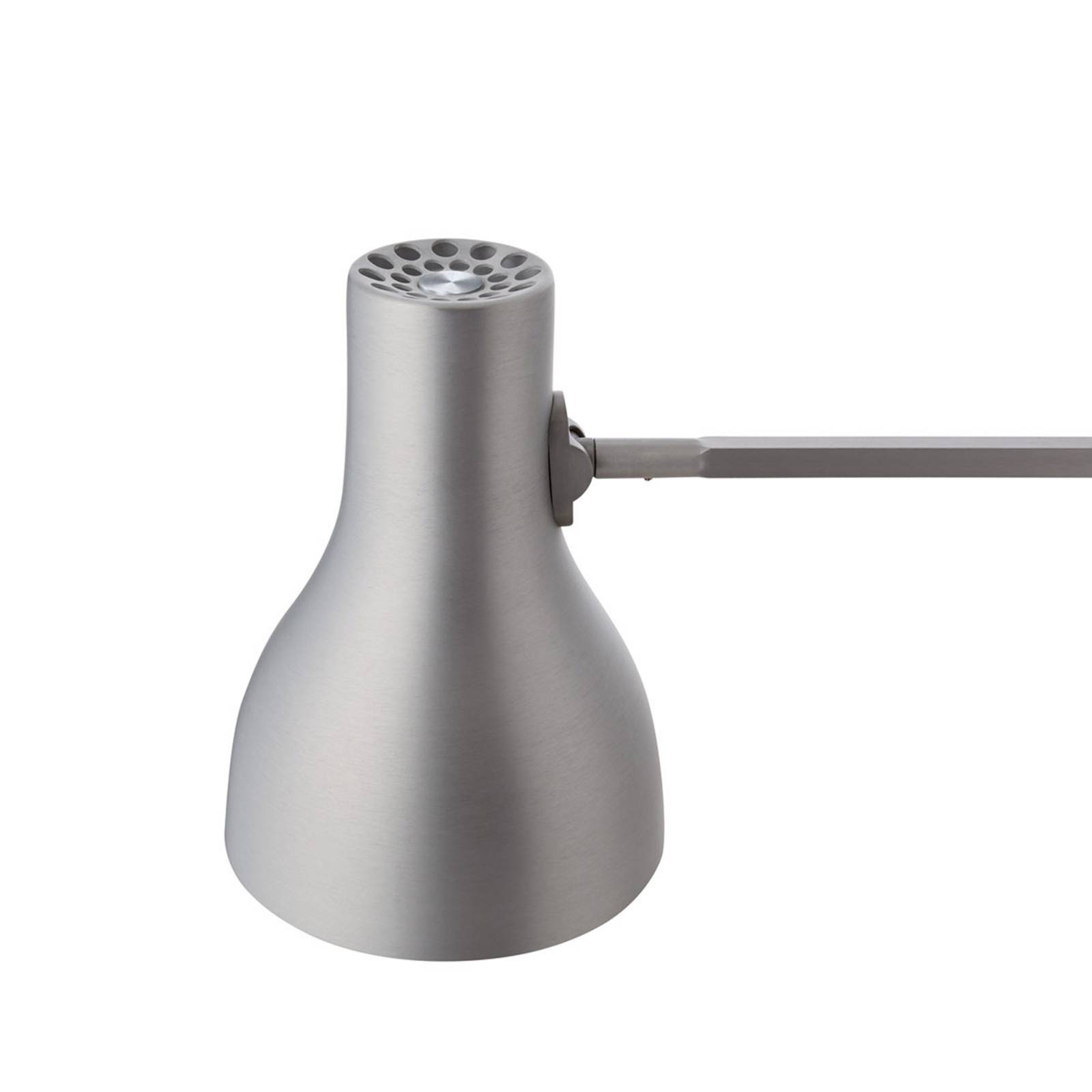 Lampadaire Anglepoise Type 75 argenté avec bras articulé réglable — vue 2