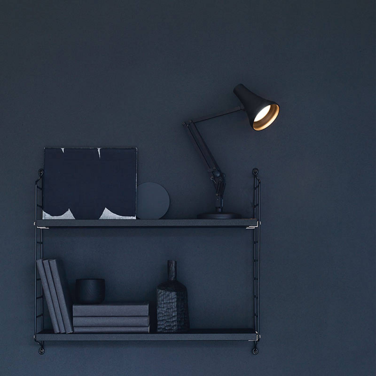Lampe Anglepoise 90 Mini Mini noire avec abat-jour orientable et pied stable — vue 2
