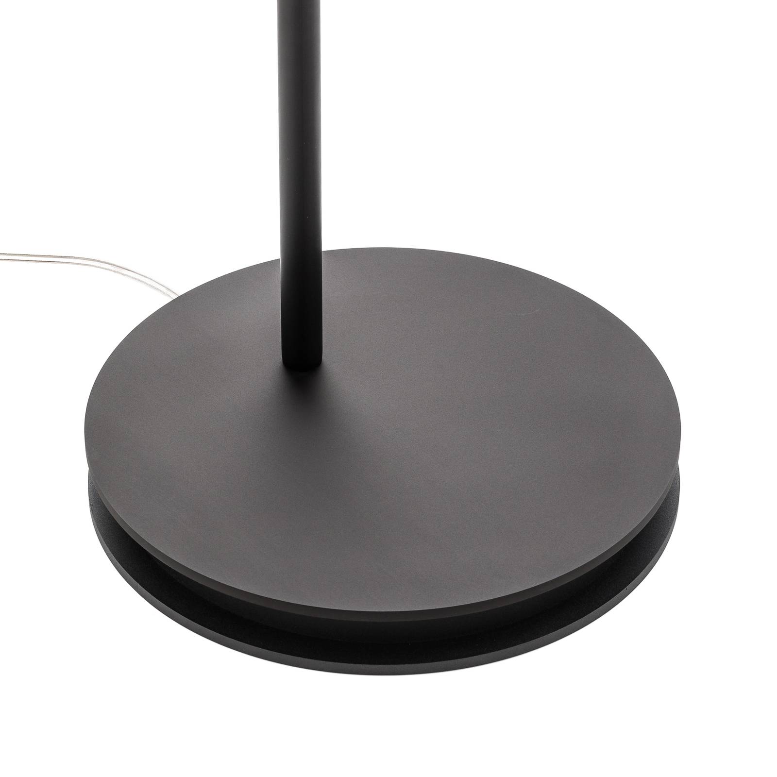 Lampadaire Bopp Share noir avec éclairage indirect LED et liseuse orientable — vue 4