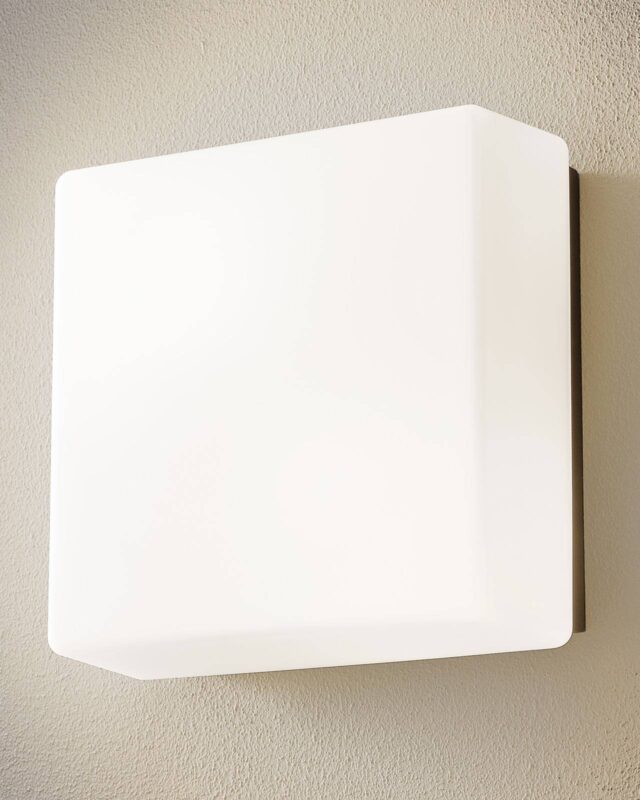 BEGA module 66758K3 applique LED carrée blanche avec diffuseur opale