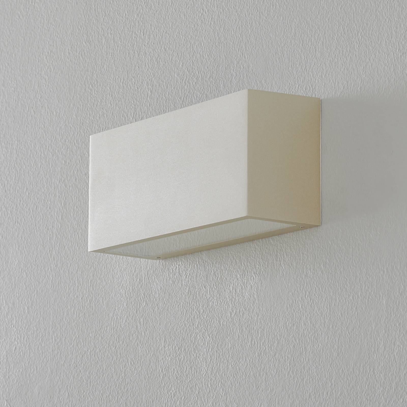 Applique BEGA 50146 palladium, luminaire LED mural diffusant vers le haut et le bas — vue 2