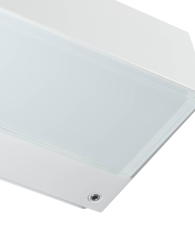 Applique BEGA 12278 blanche de 30 cm avec lumière LED vers le haut et le bas