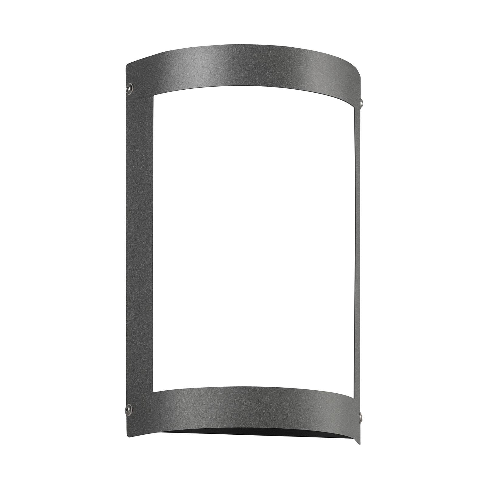 Applique CMD Aqua Marco anthracite avec diffuseur satiné en verre flotté