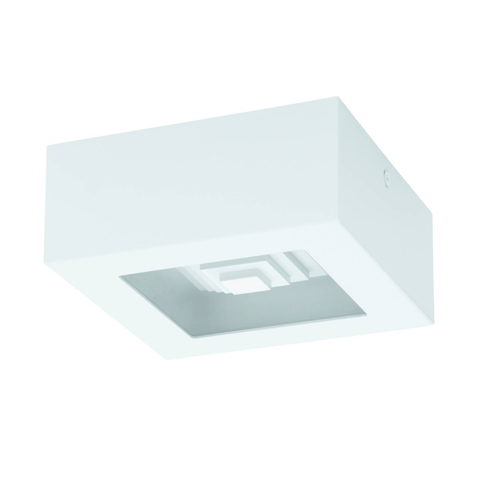 Plafonnier LED Ferreros blanc, compact et sobre au plafond ou au mur — vue 2