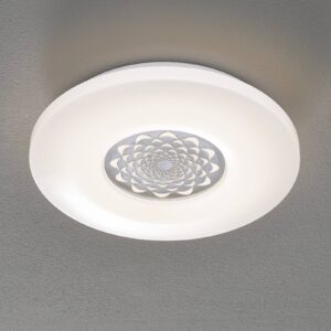 Plafonnier LED EGLO Capasso-C à motif avec éclairage connecté réglable