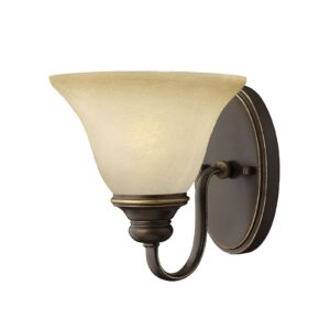 Applique HINKLEY Cello classique en bronze antique et verre crème