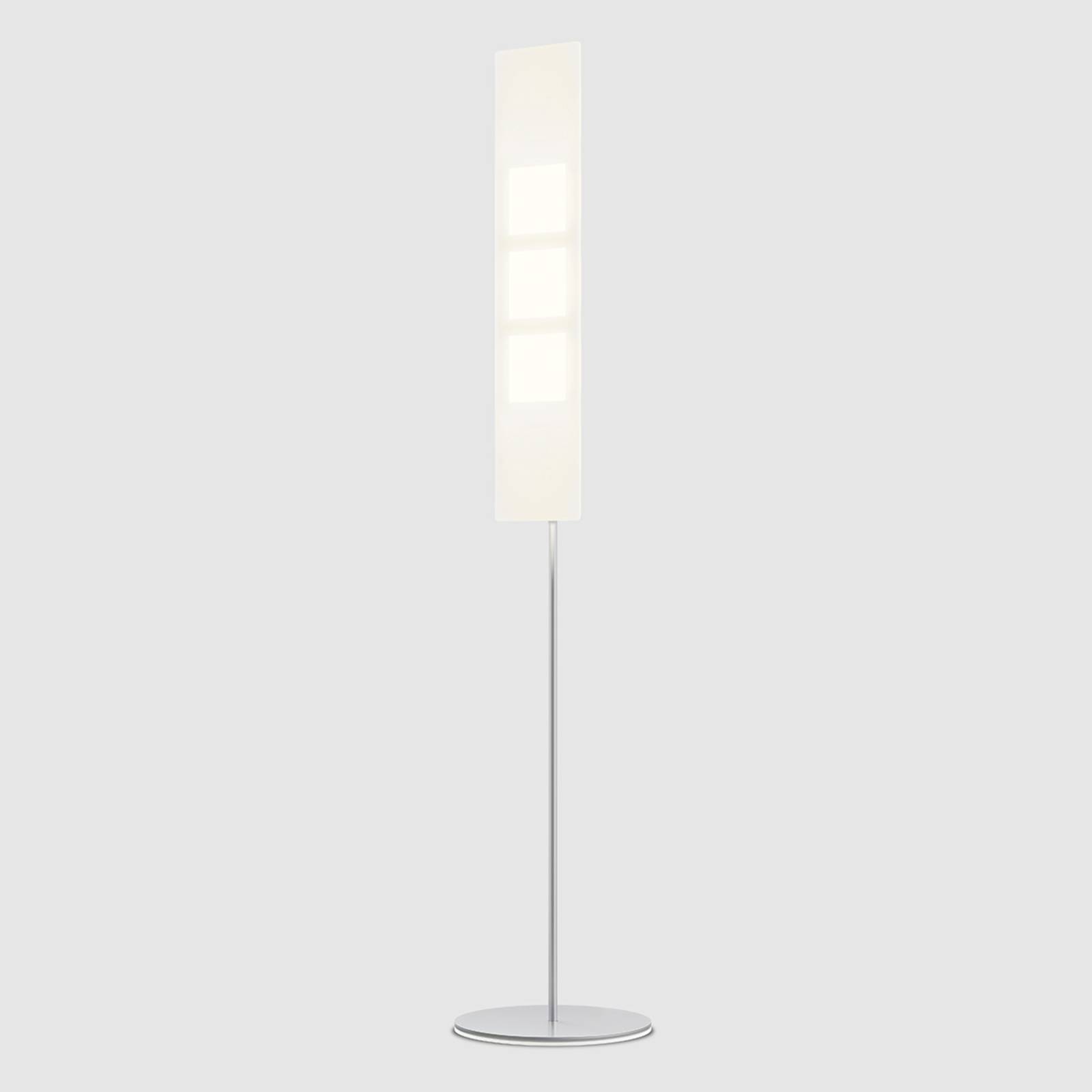 Lampe sur pied OMLED One f3l en verre, acier inoxydable et noir avec OLED — vue 2