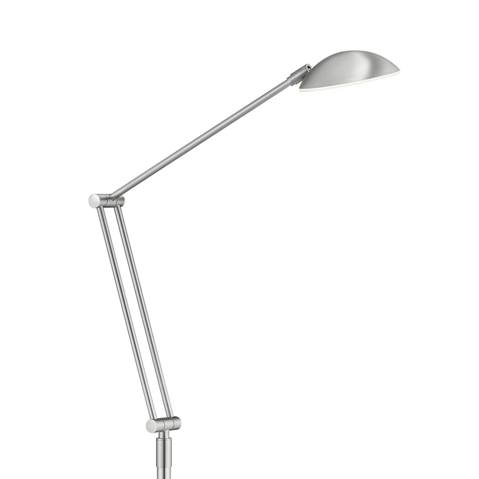 Lampadaire Knapstein Artemis en métal nickel mat avec tête réglable — vue 2