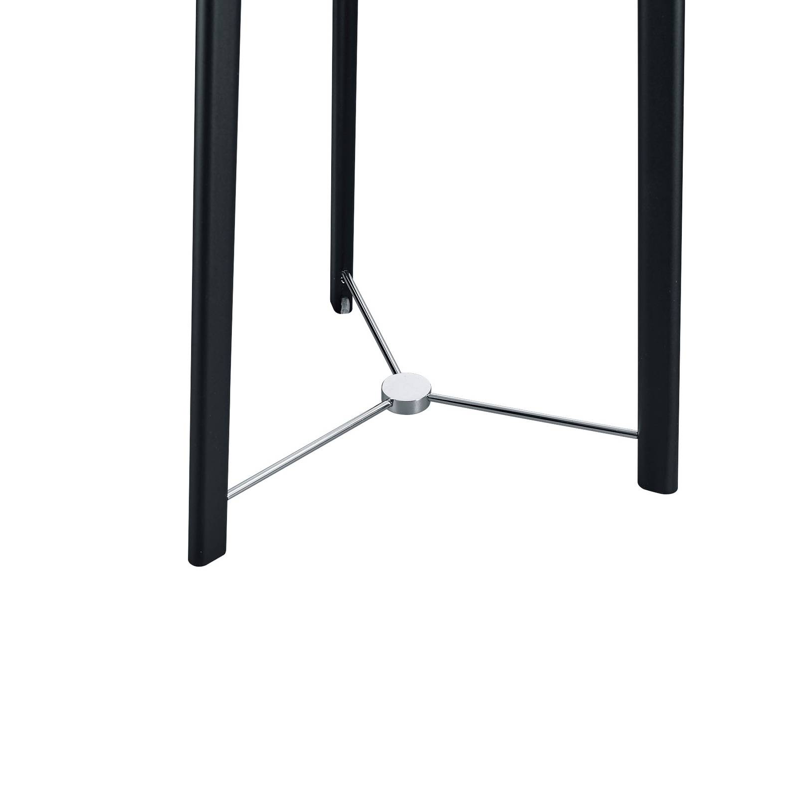 Lampadaire Helestra Certo blanc avec abat-jour textile et trépied noir — vue 3