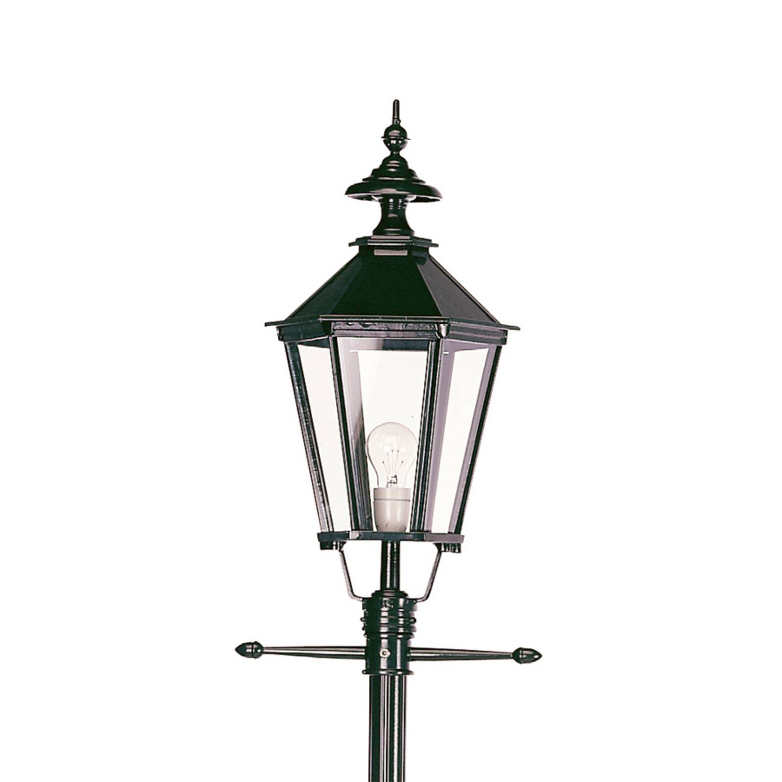 Lampadaire Manchester K.S. Verlichting noir avec verre transparent et capuchon pointu — vue 2