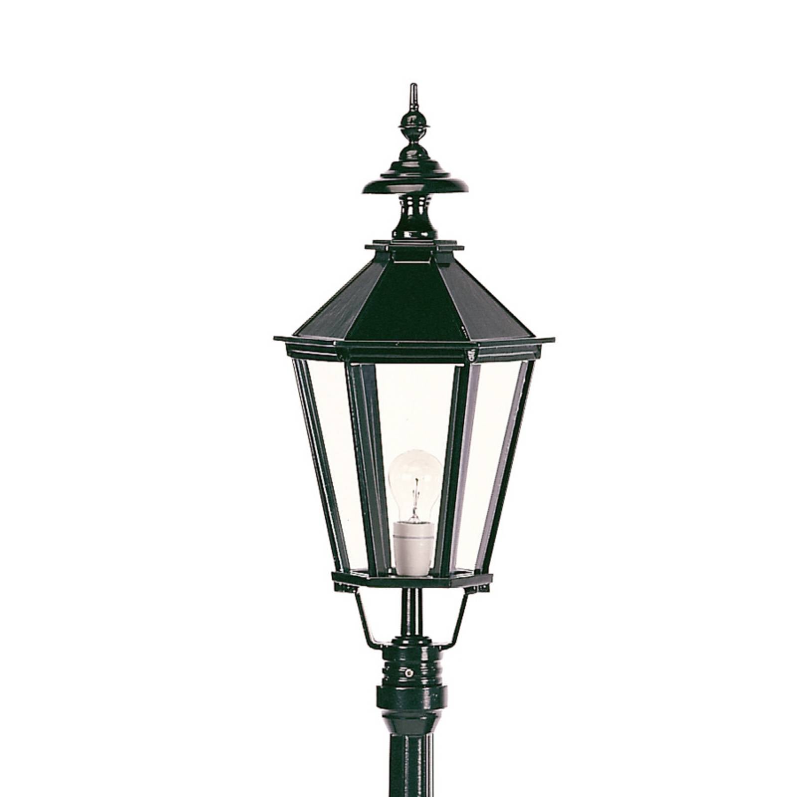 Lampadaire Dublin noir en aluminium moulé avec capuchon pointu élégant — vue 2
