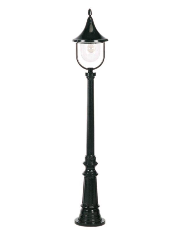 Lampadaire K.S. Verlichting Brescia noir de 148 cm au capot décoratif