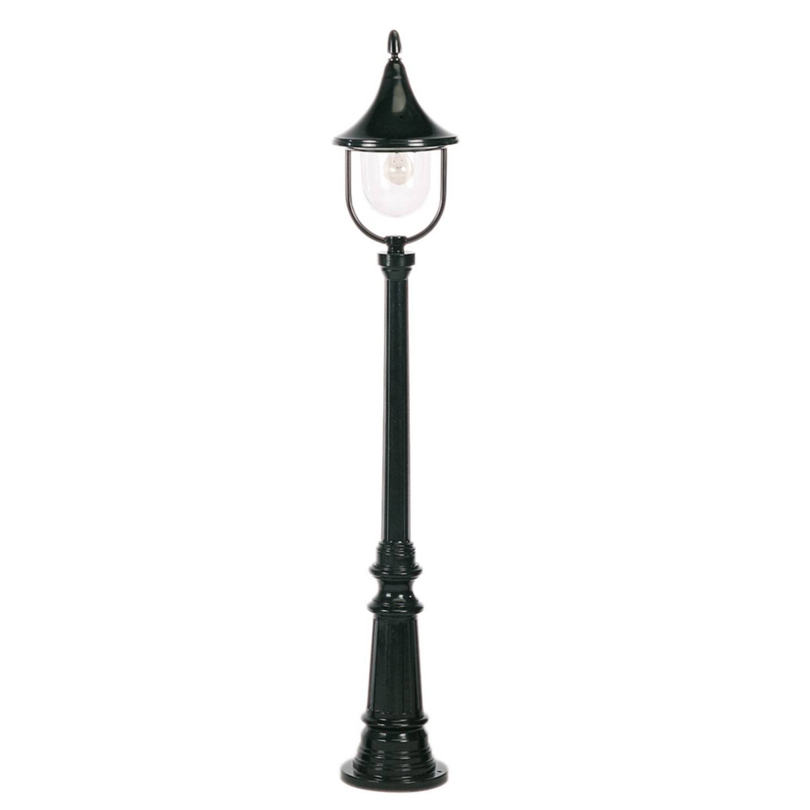 Lampadaire K.S. Verlichting Brescia noir de 148 cm au capot décoratif