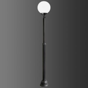 Lampadaire extérieur LCD 1143 noir et blanc à une lampe pour terrasse