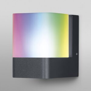 Applique LEDVANCE SMART+ WiFi Cube cubique à diffuseur opale pour extérieur