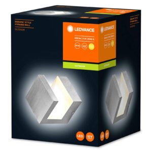 Applique LED Ledvance Endura Style Pyramid avec diffuseur opale pyramidal en extérieur
