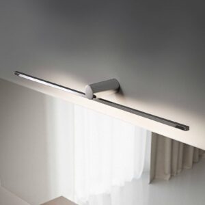 OLEV Slight AP, applique LED chromée allongée pour éclairer un miroir