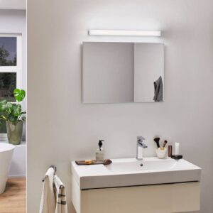 Applique miroir Paulmann Luno de 60 cm avec éclairage LED et interrupteur intégré