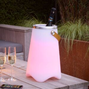 Lampe à poser Jamaica avec éclairage LED et enceinte Bluetooth intégrée