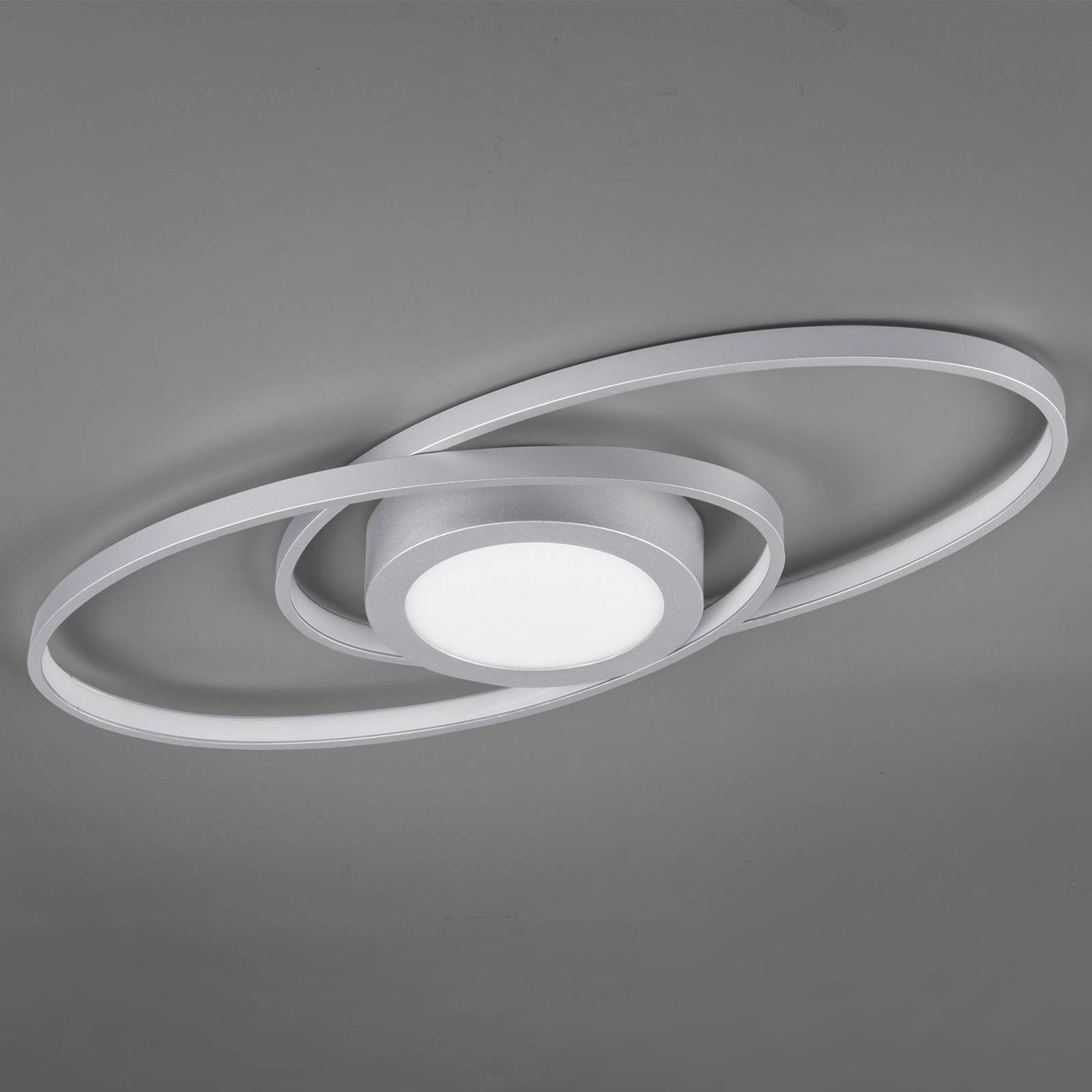 Plafonnier LED Galaxy dimmable en couleur titane pour un plafond contemporain — vue 2