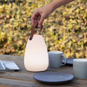 Lampe de table LED Smartwares OOO-50002 rechargeable pour éclairer une terrasse