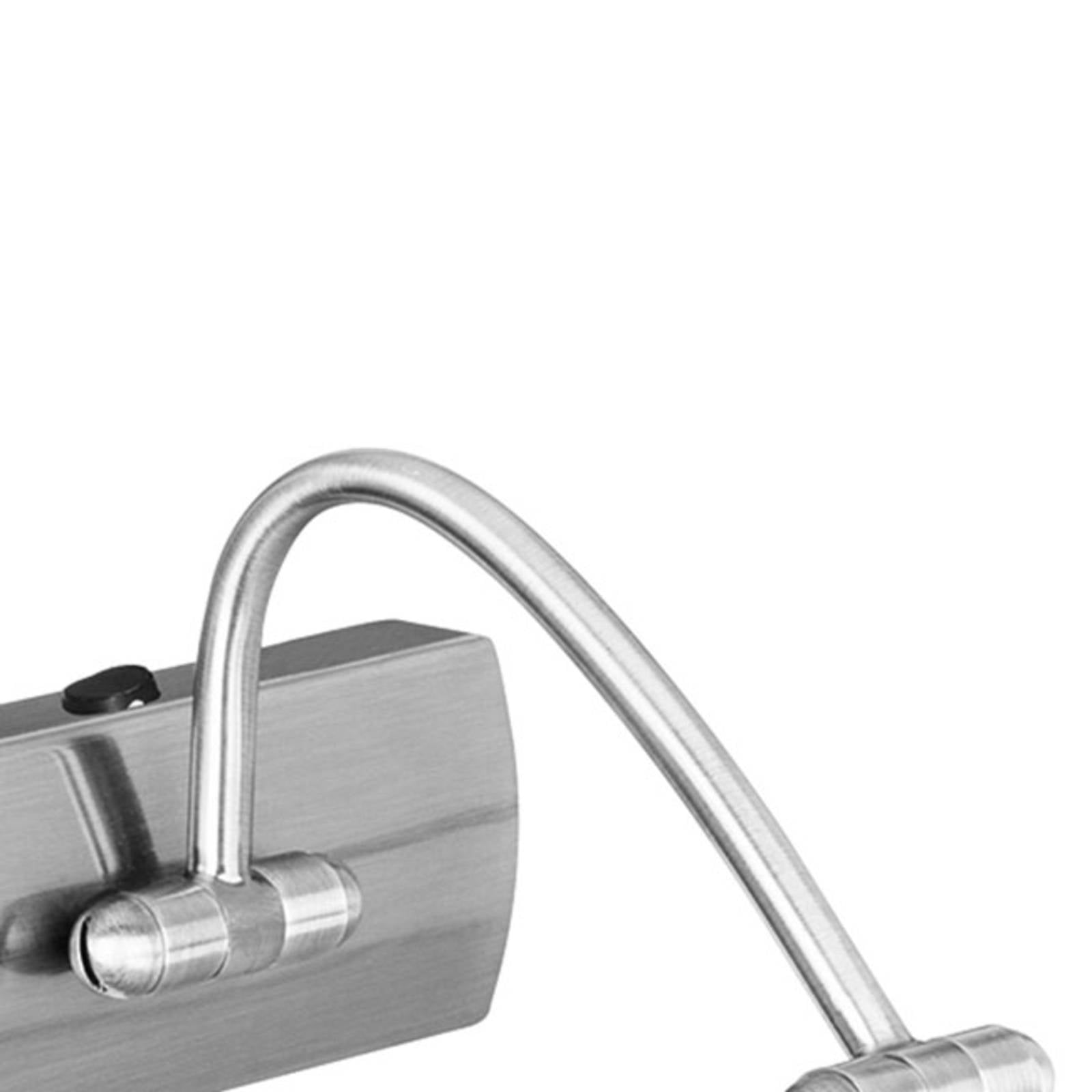 Applique LED pour tableau Head en nickel satiné, tête orientable — vue 3
