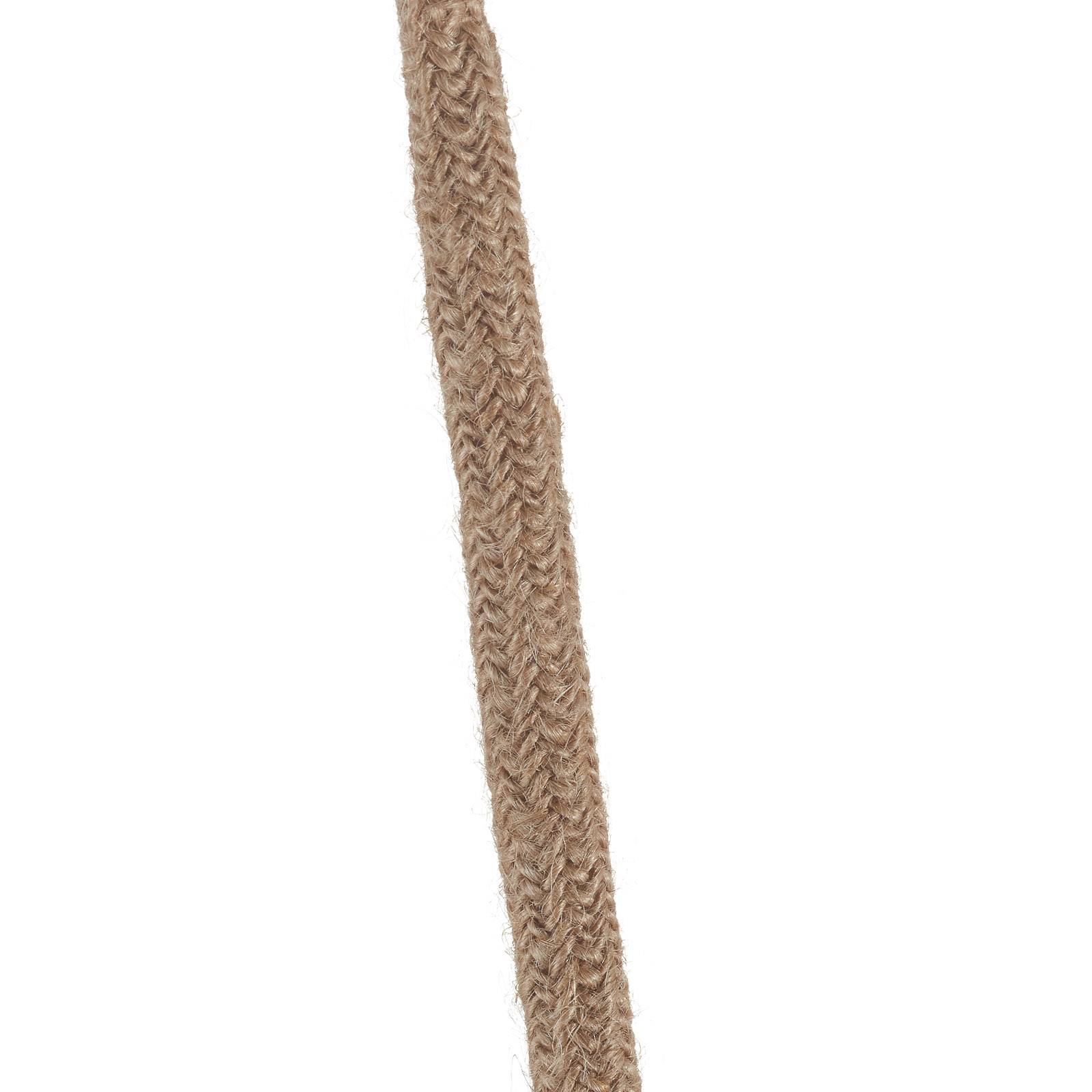Suspension Viokef Bolita en rotin tressé, silhouette en goutte de 42 cm — vue 4