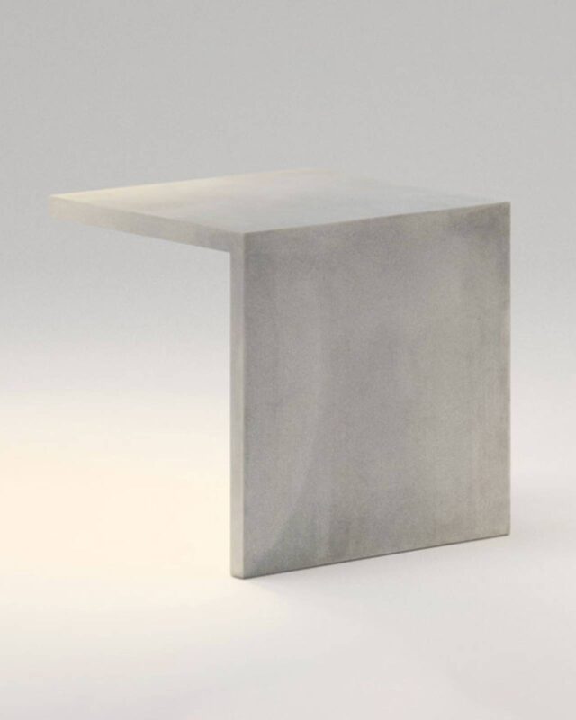 Luminaire extérieur Vibia Empty 4135 en béton polymère avec LED intégrées