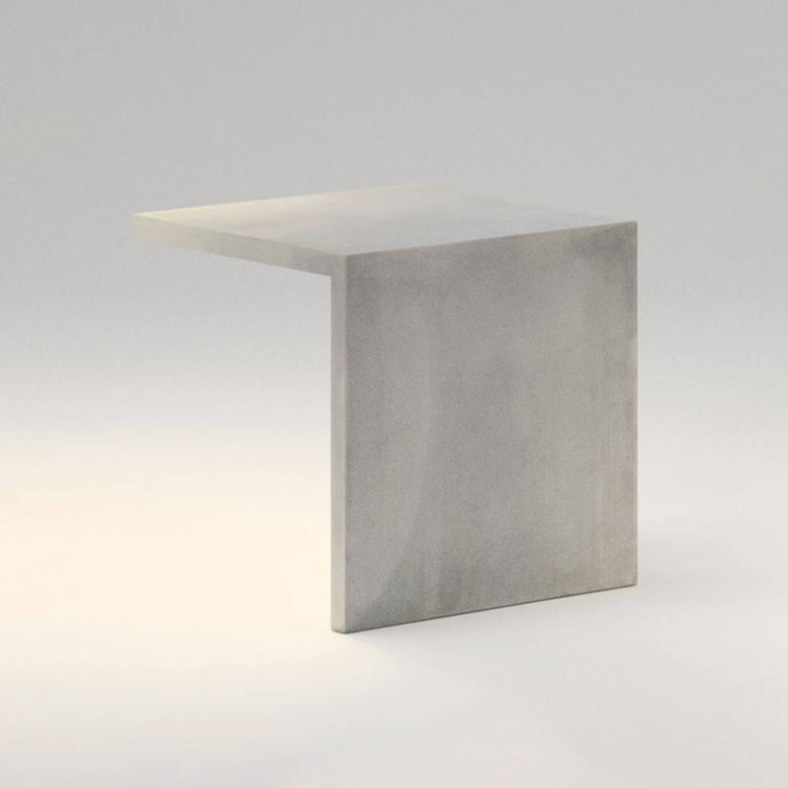 Luminaire extérieur Vibia Empty 4135 en béton polymère avec LED intégrées